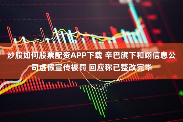 炒股如何股票配资APP下载 辛巴旗下和翊信息公司虚假宣传被罚 回应称已整改完毕